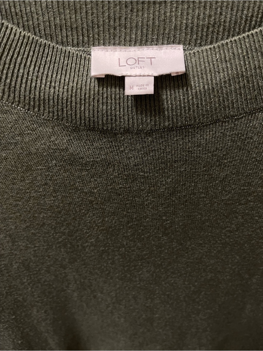 LOFT Olive Green women’s Sweater